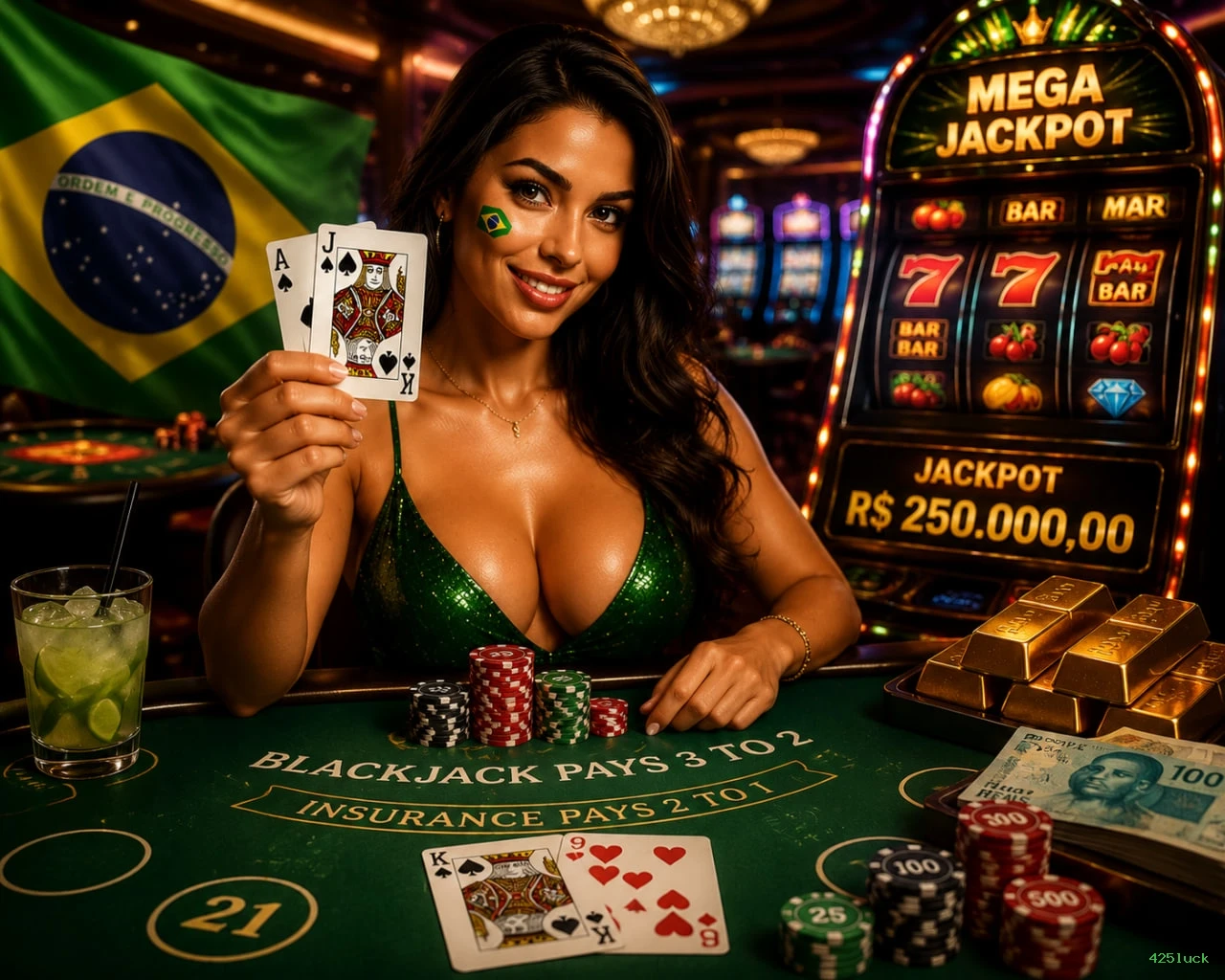 Página oficial da 425luck no Facebook